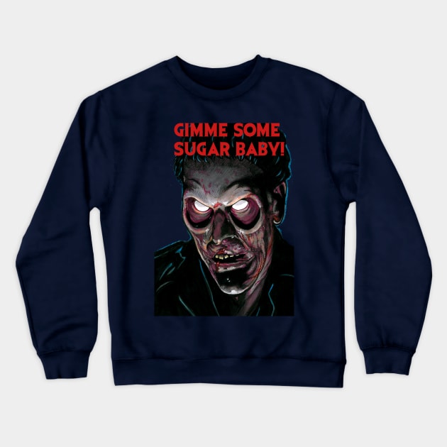 evil dead Crewneck Sweatshirt by eddieprice